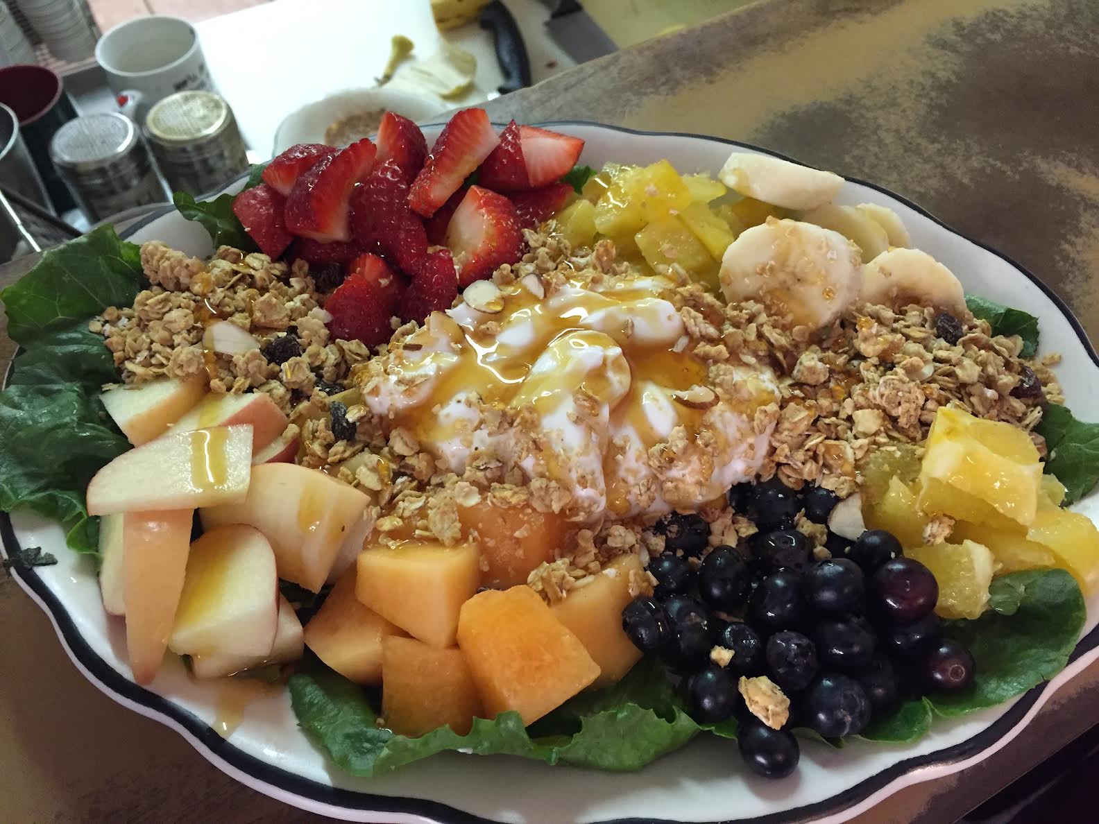 Fruit and greens